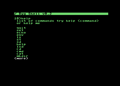 The byg shell c64 tool